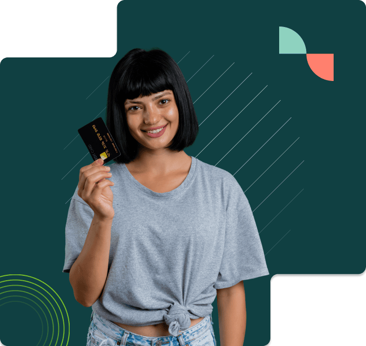 Lady with Card